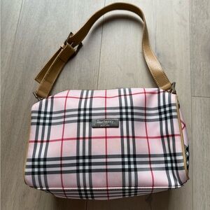 Burberry Pink Plaid Women's Bag